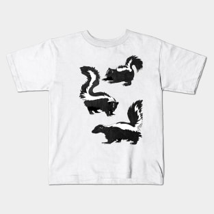 Fart Squirrel Skunk Kids T-Shirt